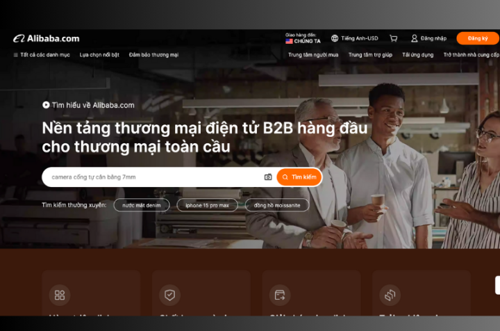 Alibaba.com là trang mua sắm trực tuyến hàng đầu thị trường Trung QuốcAlibaba.com là trang mua sắm trực tuyến hàng đầu thị trường Trung Quốc