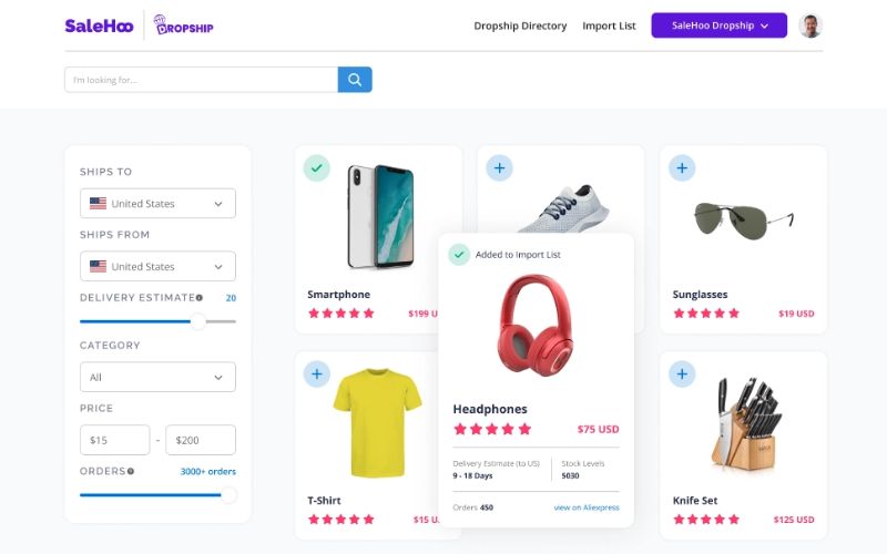 đánh giá Dropshipping SaleHoo