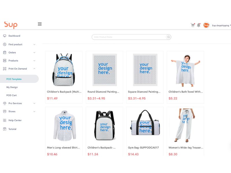 POD supdropshipping