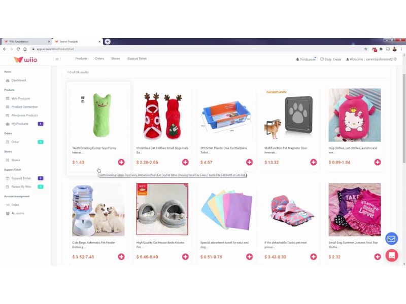 Các tính năng nổi bật của Wiio Dropshipping