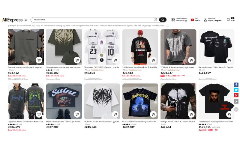 làm Dropshipping áo phông