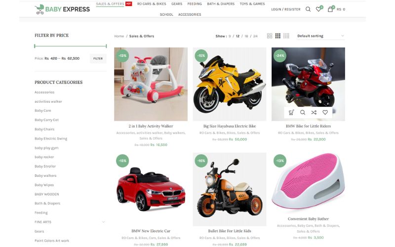 làm Dropshipping sản phẩm em bé