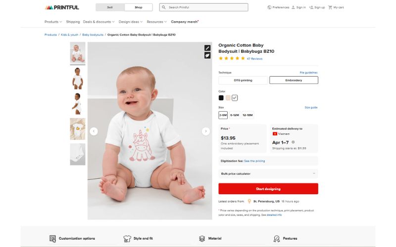 làm Dropshipping sản phẩm em bé