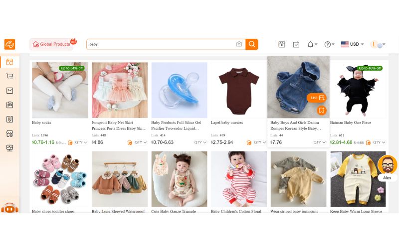 làm Dropshipping sản phẩm em bé