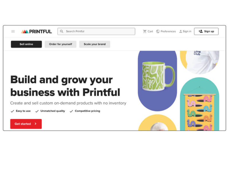 Printful là nguồn cung cấp tranh in theo yêu cầu hàng đầu