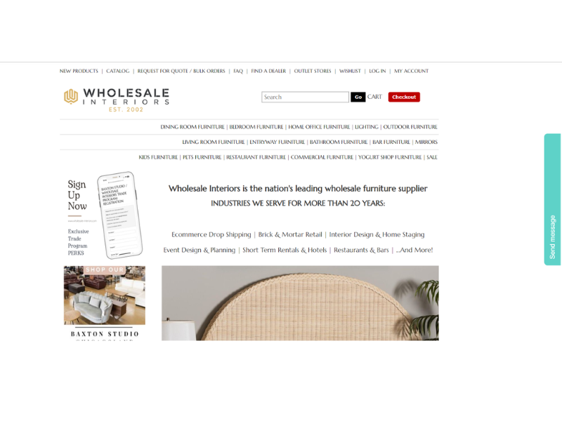 Wholesale Interiors cung cấp nội thất hiện đại từ kho tại California và Illinois