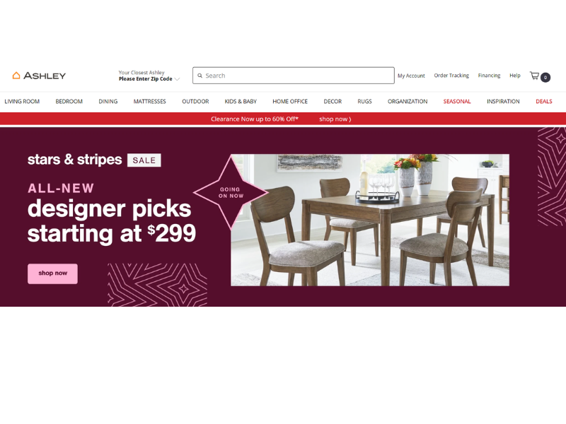 Ashley Furniture là thương hiệu nội thất lớn nhất Bắc Mỹ