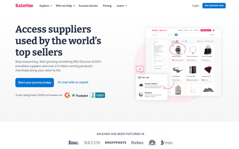 Top 5 Dropshipping Suppliers tốt nhất cho Amazon năm 2025