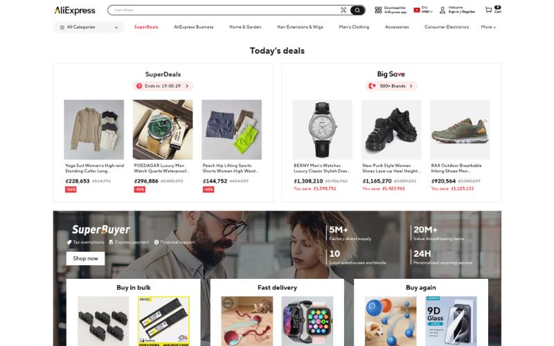 Dropshipping Suppliers Trung Quốc tốt nhất 