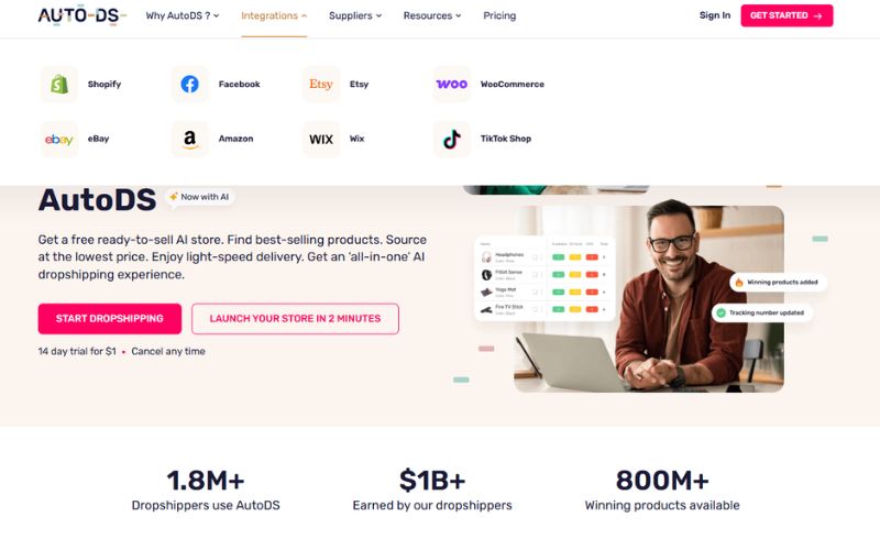 Kết nối Dropshipping suppliers với store