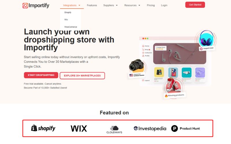 Kết nối Dropshipping suppliers với store