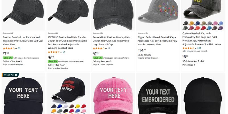 Dropshipping mũ