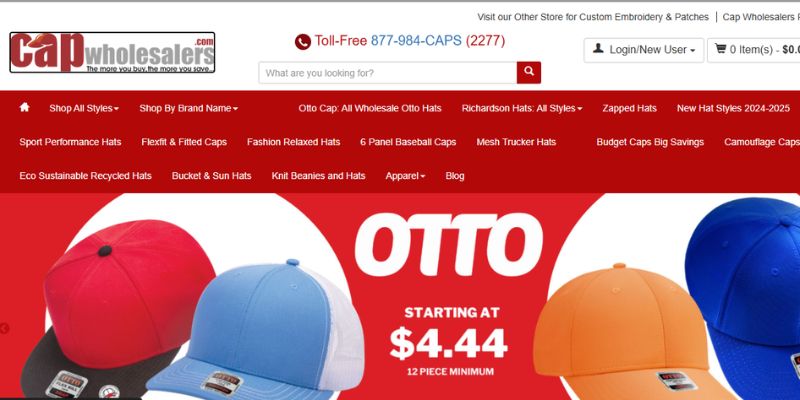 Đa dạng mũ tại Capwholesalers