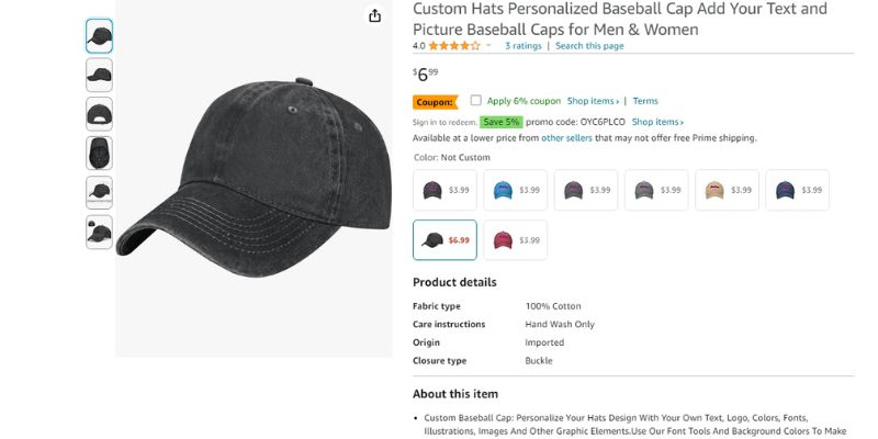 làm dropshipping thời trang đường phố với mũ bóng chày