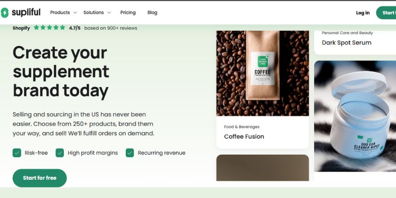 Supliful white label dropshipping suppliers tại Mỹ