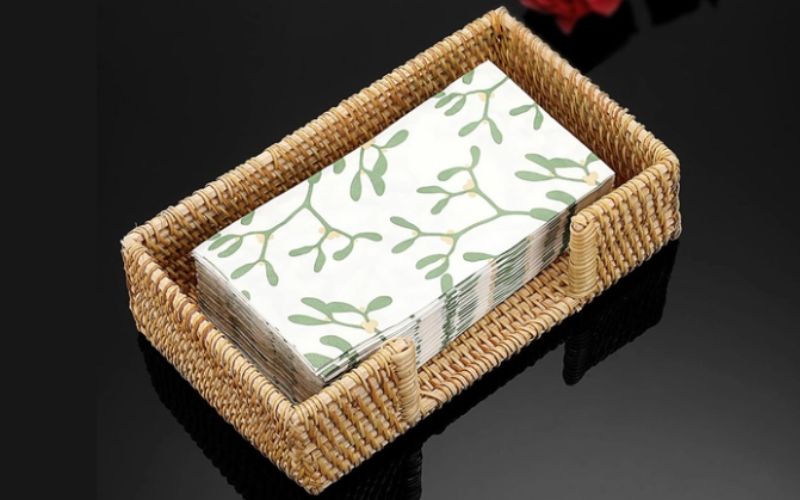 rattan napkin holder exporter