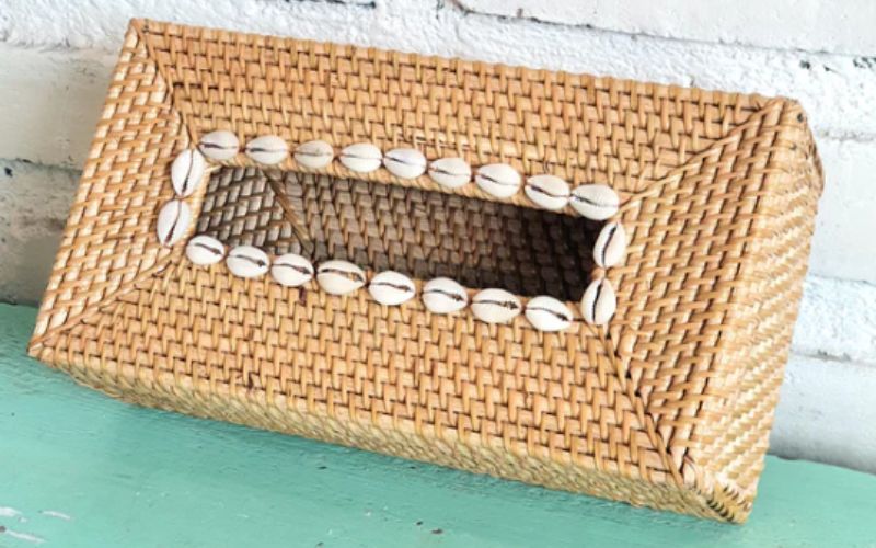 rattan napkin holder exporter