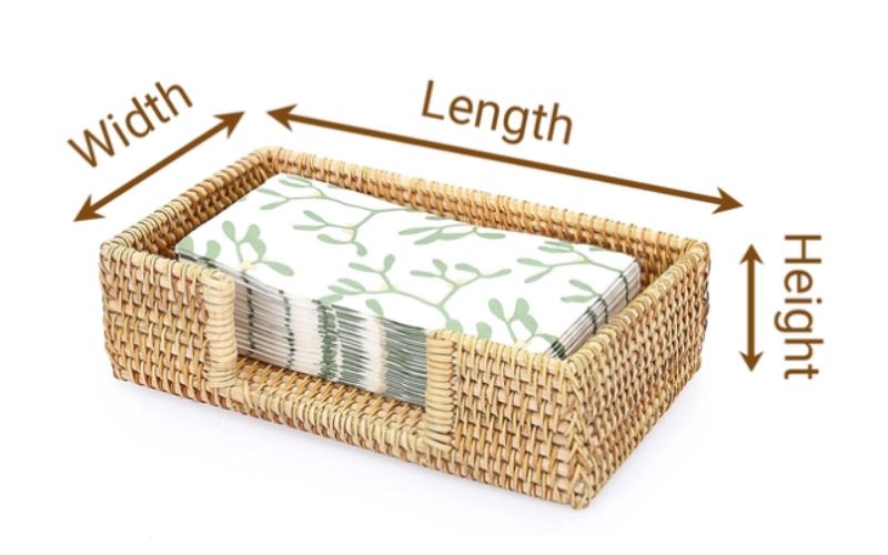 rattan napkin holder exporter