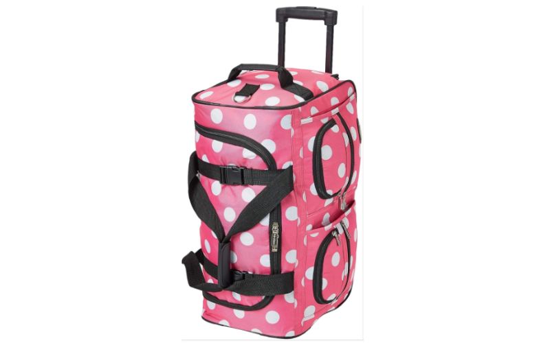 rolling duffel bag export
