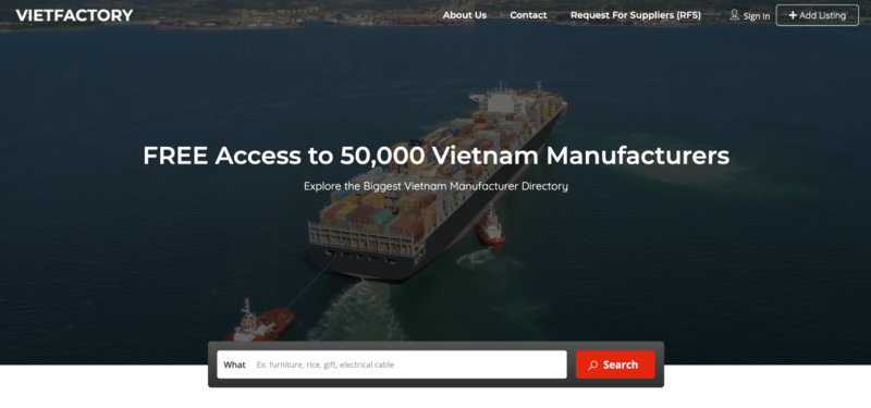 supplier sourcing platform vietnam