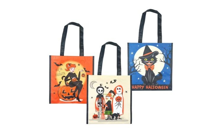 embroidered trick or treat bag