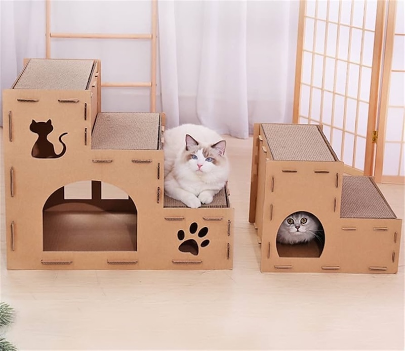 Cardboard Cat Scratcher Box