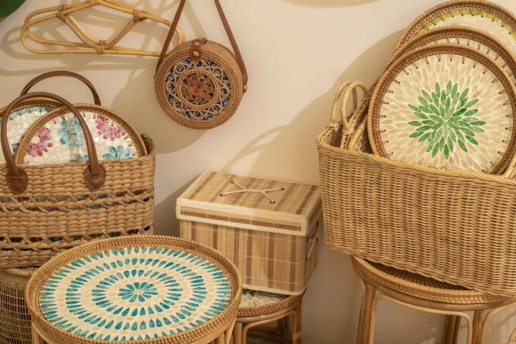 vietnam rattan basket