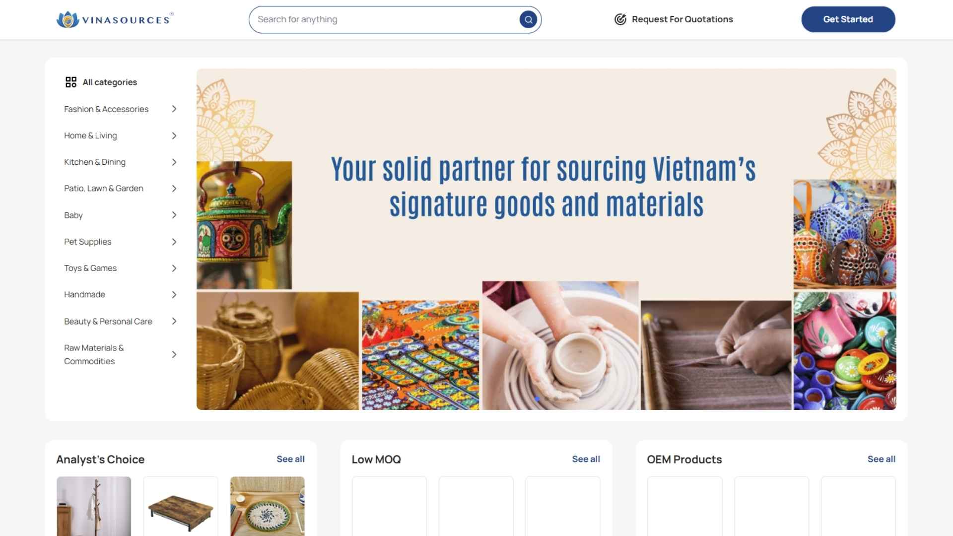 manufacturing sourcing platform