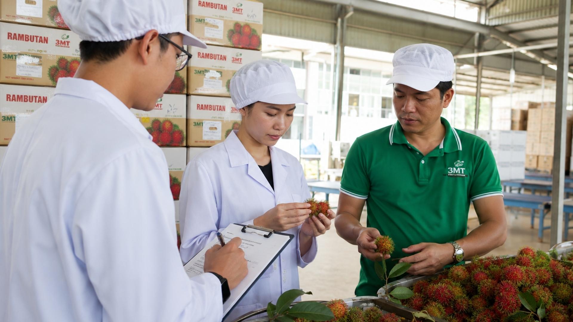 pre-shipment vietnamese rambutan inspection