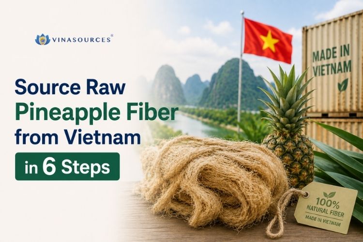 vietnam raw pineapple fiber
