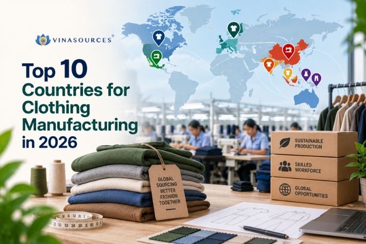 top countries for clothing manufacturing